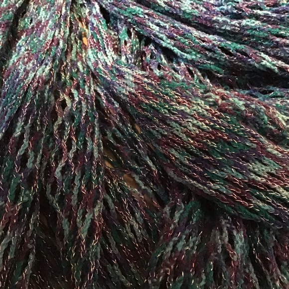 STEVE MADDEN INFINITY SCARF METALLIC FISHNET - Picture 3 of 3